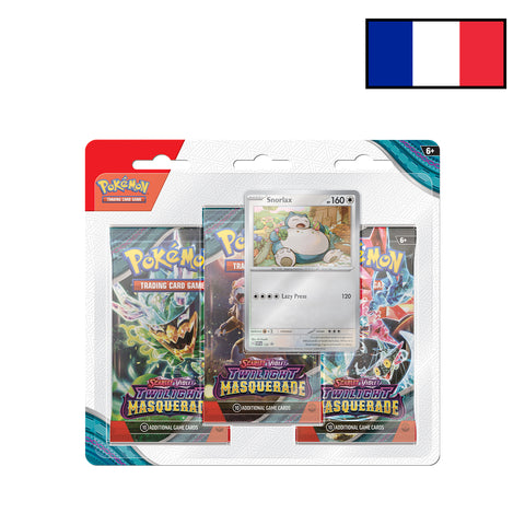 Pokémon - Mascarade Crépusculaire EV06 - Tri-Pack Ronflex - FR