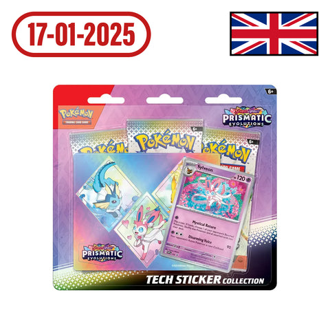 Pokémon - Prismatic Evolutions - Sylveon Tech Sticker Collection - EN