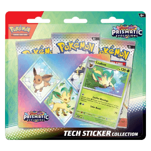 Pokémon - Prismatic Evolutions: Leafeon Tech Sticker Collection - EN