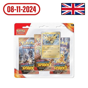 Pokémon - Surging Sparks SV08 - Zapdos Three Boosters Pack - EN