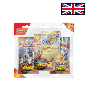 Pokémon - Surging Sparks SV08 - Zapdos Three Boosters Pack - EN