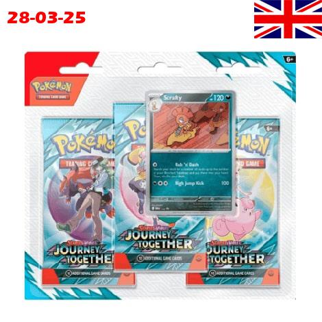 Pokémon - Journey Together SV09 - Scrafty Tri-Pack - EN