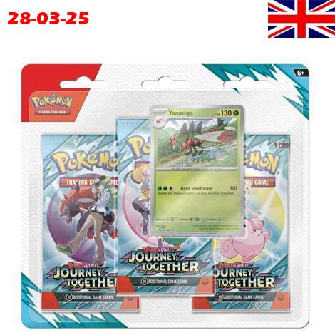 Pokémon - Journey Together SV09 - Yanmega Tri-Pack - EN