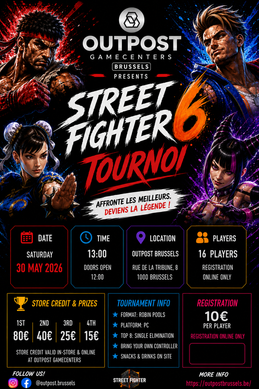 30/05 STREET FIGHTER 6 Tournament Registration