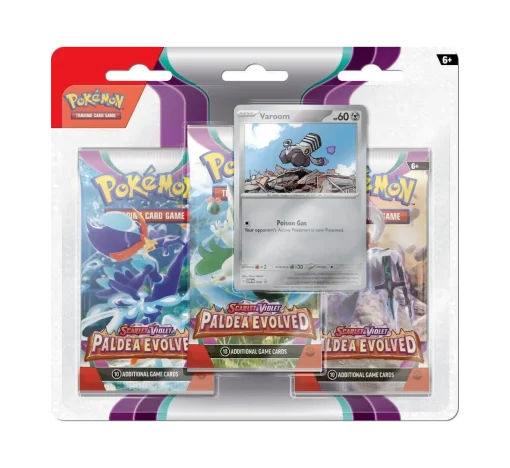 SV2 Paldea Evolved 3-Pack Blister Varoom - EN