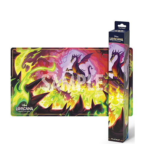 Disney Lorcana – Winterspell Playmat – Dragon Fire