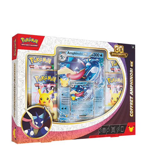 Pokémon · 30e Anniversaire - Coffret Amphinobi-ex - FR