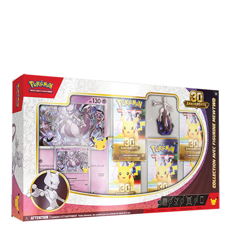Pokémon · 30e Anniversaire - Coffret Figurine Mewtwo - FR