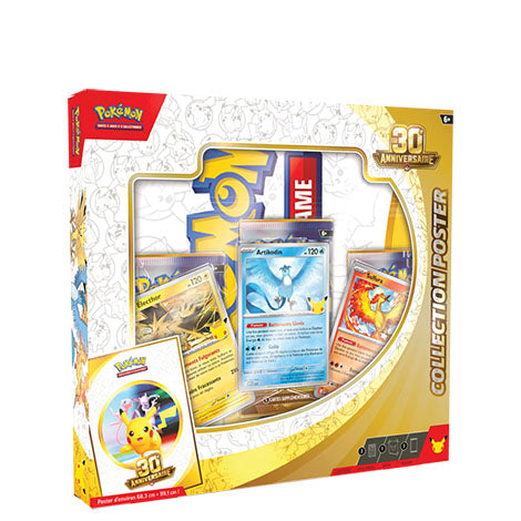 Pokémon · 30e Anniversaire - Coffret Poster - FR