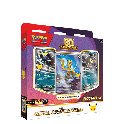 Pokémon · 30e Anniversaire - Deck de Combat Noctali-ex - FR