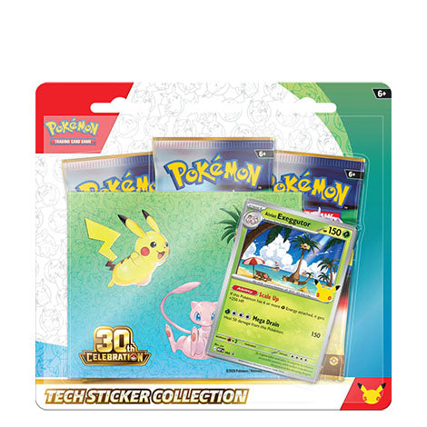 Pokémon · 30th Celebration - Tech Sticker Collection Alolan Exeggutor - EN