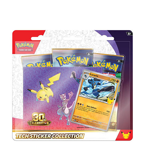 Pokémon · 30th Celebration - Tech Sticker Collection Lucario - EN