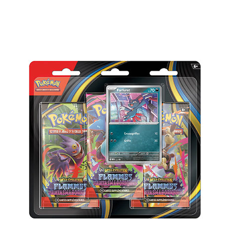 Pokémon - Flammes Fantasmagorique - Tripack Farfuret - FR