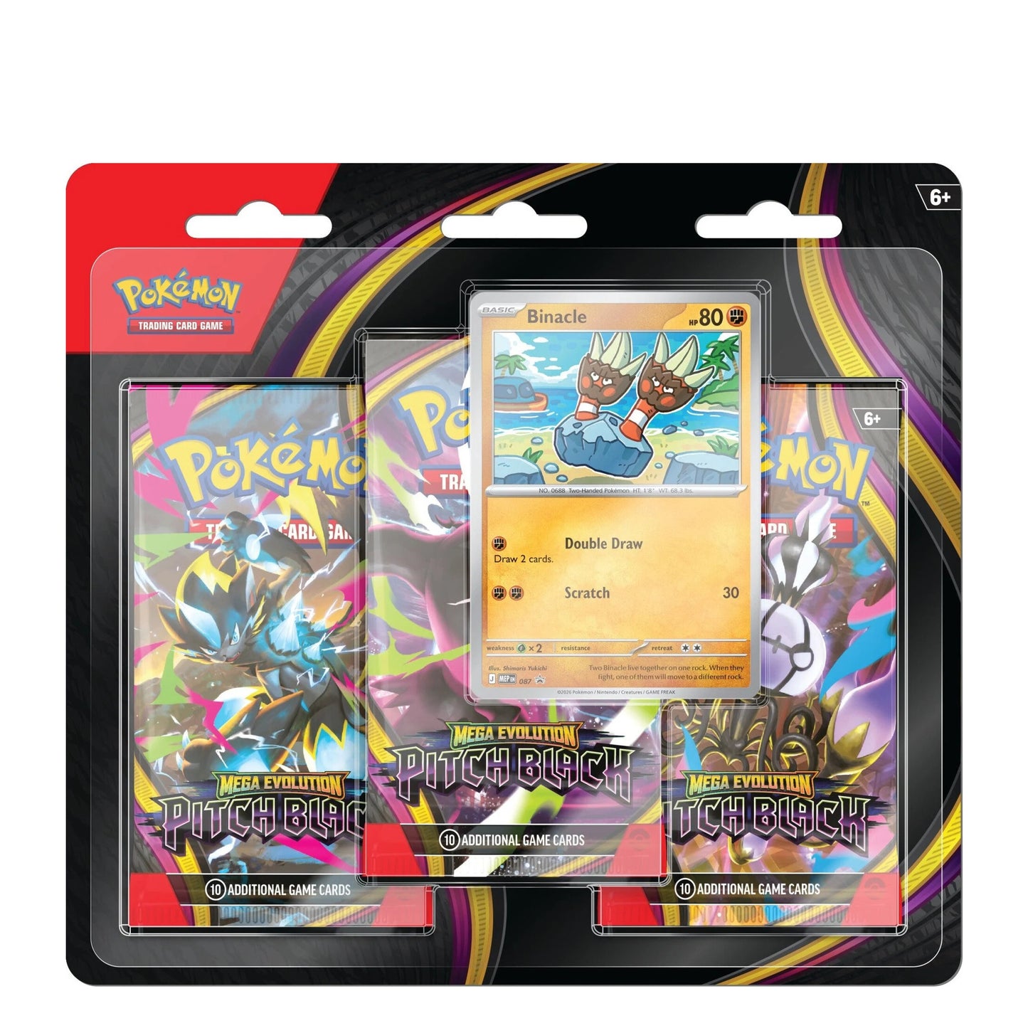 Pokémon - ME05 - Pitch Black 3-Pack Blister - Binacle - EN