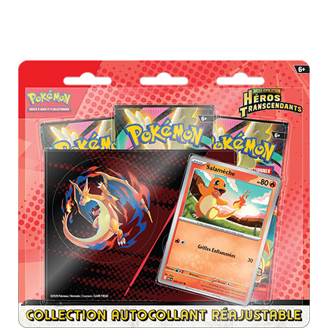 Pokemon - Méga Evolution - Héros Transcendants - Tech Sticker Collection - Salamèche - FR