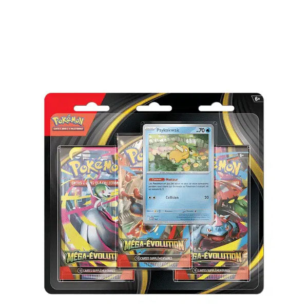 Pokemon - Mega-Evolution  ME01 - Tri-Pack - Psykokwak - FR