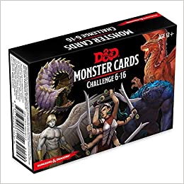 D&D RPG Monster Cards - Challenge 6-16 EN