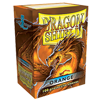 Dragon Shield Classic Orange 100 sleeves Standard Size