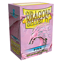 Dragon Shield Classic Pink 100 sleeves Standard Size
