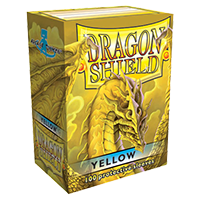 Dragon Shield Classic Yellow 100 sleeves Standard Size