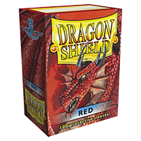 Dragon Shield Classic Red 100 sleeves Standard Size