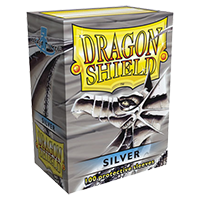 Dragon Shield Classic Silver 100 sleeves Standard Size