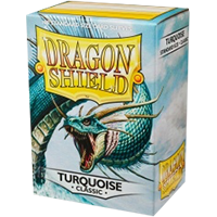 Dragon Shield Classic Turquoise 100 sleeves Standard Size