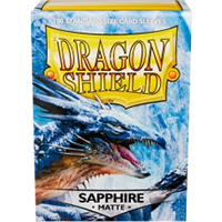 Dragon Shield Matte Sapphire 100 Sleeves Standard Size