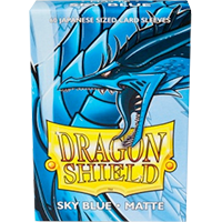 Dragon Shield Matte Sky Blue 60 sleeves SMALL Size