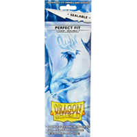 Dragon Shield Standard Size Sealable Perfect Fit Clear 100 Sleeves