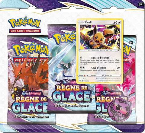 Pokémon Epée et Bouclier - Règne de Glace 3 Pack - Evoli FR