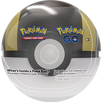 Pokémon Go Pokéball Tin Gold/Black/White - EN
