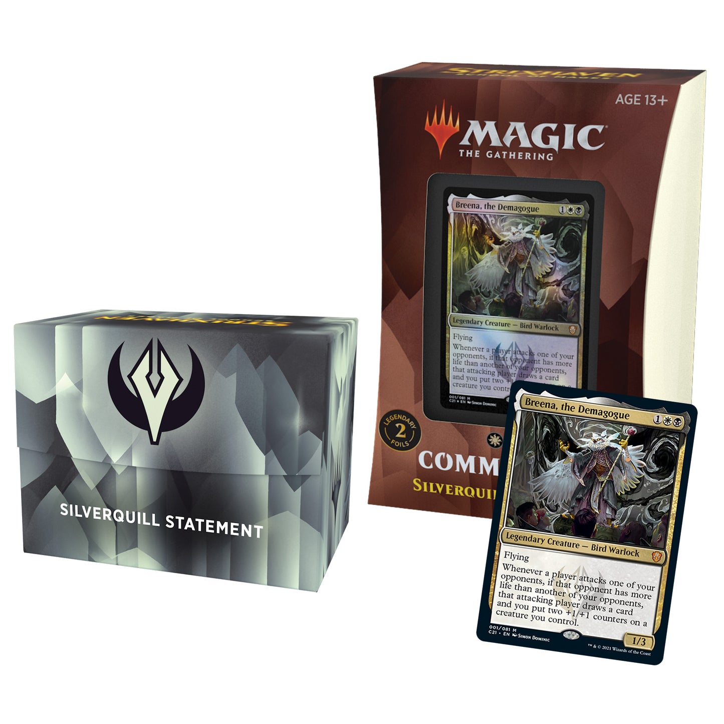 Strixhaven: School of Mages Commander Silverquill Statement EN