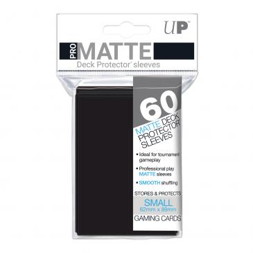 Ultra Pro Matte Black 60 Sleeves SMALL Size - OutpostGaming - Stay Safe