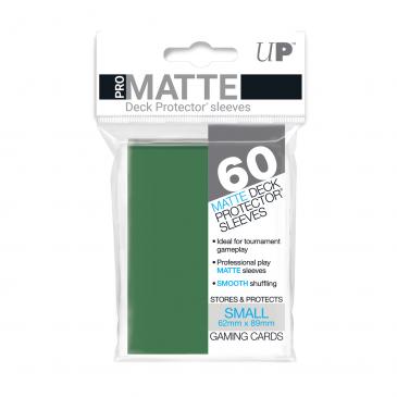 Ultra Pro Matte Green 60 Sleeves SMALL Size - OutpostGaming - Stay Safe