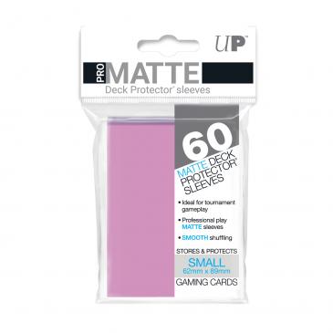 Ultra Pro Matte Pink 60 Sleeves SMALL Size - OutpostGaming - Stay Safe