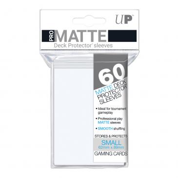 Ultra Pro Matte White 60 Sleeves SMALL Size - OutpostGaming - Stay Safe