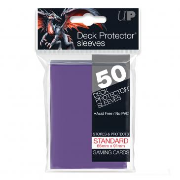 Ultra Pro Purple 50 Sleeves Standard Size - OutpostGaming - Stay Safe