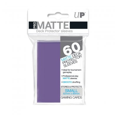 Ultra Pro Matte Purple 60 Sleeves SMALL Size