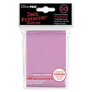 Ultra Pro Pink 50 Sleeves Standard Size