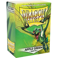 Dragon Shield Matte Apple Green 100 Sleeves Standard Size - OutpostGaming - Stay Safe