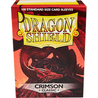 Dragon Shield Crimson Classic 100 sleeves Standard Size - OutpostGaming - Stay Safe