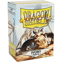 Dragon Shield Matte Ivory 100 Sleeves Standard Size - OutpostGaming - Stay Safe