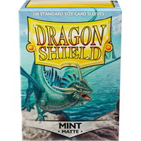 Dragon Shield Matte Mint 100 Sleeves Standard Size - OutpostGaming - Stay Safe