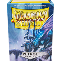 Dragon Shield Matte Petrol 100 Sleeves Standard Size - OutpostGaming - Stay Safe