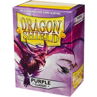 Dragon Shield Purple Classic 100 sleeves Standard Size - OutpostGaming - Stay Safe